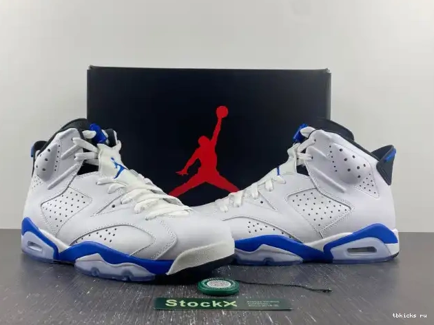 Reps TB Retro 384664-107 Sport Air Jordan (2014) 6 Blue 0505